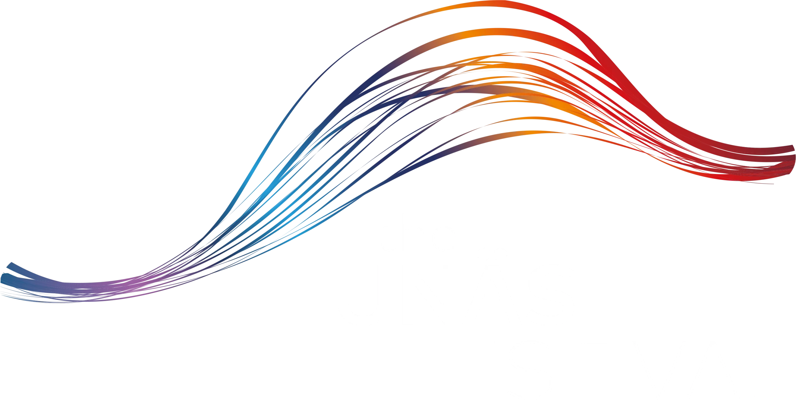 Funäsfestivalens logotyp med vit text